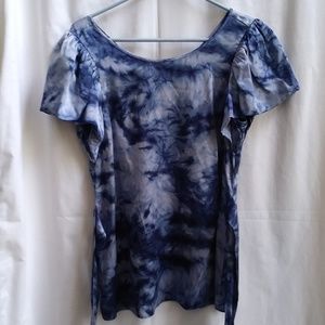 NWT! 7 For All Mankind 100% Silk Short Sleeve